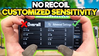 How To Get The Best PUBG MOBILE Sensitivity  Customized Sensitivity  iPhone 13 Pro Max [upl. by Arlon683]