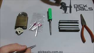 Lockwood Padlock Disassembly  Repin your locks [upl. by Ddet]