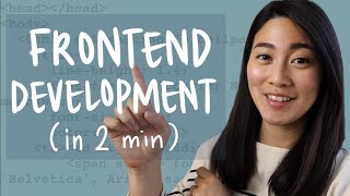 Frontend Development explained in 2 minutes  Tech in 2 [upl. by Willabella176]