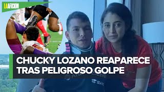 Chucky Lozano reaparece tras brutal golpe en Copa Oro Vamos a echarle ganas [upl. by Hurley]