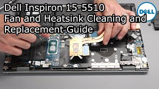 Dell Inspiron 1555105518  Fan and Heatsink Cleaning Guide [upl. by Acimak]