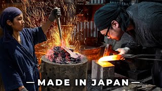 How Japanese Knives Are Made With Japans RAREST Steel [upl. by Rennoc]