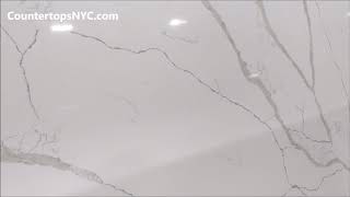 Calacatta Laza Quartz Countertops NYC [upl. by Asinet]