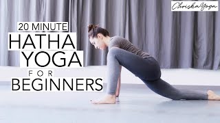 Hatha Yoga for Beginners  20 Min Gentle Beginners Yoga Class  ChriskaYoga [upl. by Cartie592]