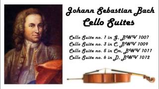 Johann Sebastian Bach  Cello suites in 432 Hz great for reading or studying [upl. by Onabru]