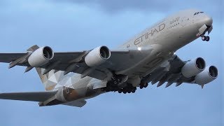 Late Evening Departures at London Heathrow Airport LHR  Heavies only [upl. by Nylegna340]