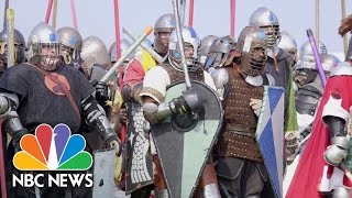 For Glory amp Honor Medieval Reenactors Go To Battle  Originals  NBC News [upl. by Mallis]