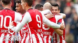 Hirving Chucky Lozano volvió tras lesión e hizo gol en el triunfo del PSV sobre Heracles [upl. by Enovi843]