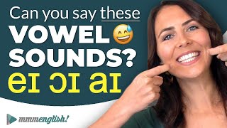 Pronunciation Practice 👄 Difficult Vowel Sounds DIPHTHONGS [upl. by Eillas]