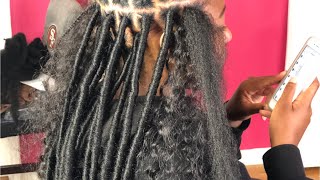 Faux Locs Quick Method UPDATE [upl. by Aemat]