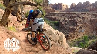 Mountain Biking Captain Ahab in Moab Utah [upl. by Stichter323]