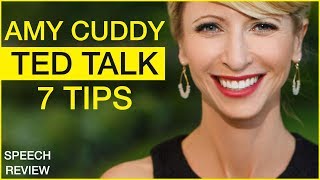 Amy Cuddy  Ted Talk Speech Review  7 Tips [upl. by Sweeney]