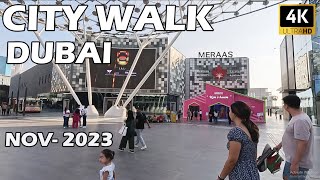 CITY WALK DUBAI  4K  Walking Tour [upl. by Hoye]