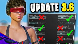 New Update 36 Best Settings amp Sensitivity to Improve Headshots and HipFire ✅❌  PUBG MOBILE  BGMI [upl. by Kerry]