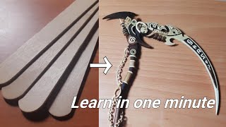 Learn how to make a scythe in one minute [upl. by Erfert400]