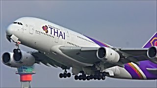 Incredible Heavy Departures at London Heathrow Airport RWY27L  291219 [upl. by Thedric]