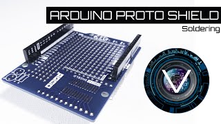 Arduino Proto Shield TutorialSoldering [upl. by Refinaj]