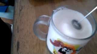 Aerolatte Review Frothing Cold Milk In Under 1 Minute [upl. by Jordison]