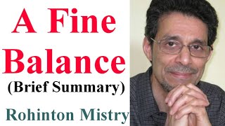 A Fine Balance  by Rohinton Mistry  Brief Summary [upl. by Downing]